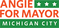Angie For Michigan City Mayor Logo